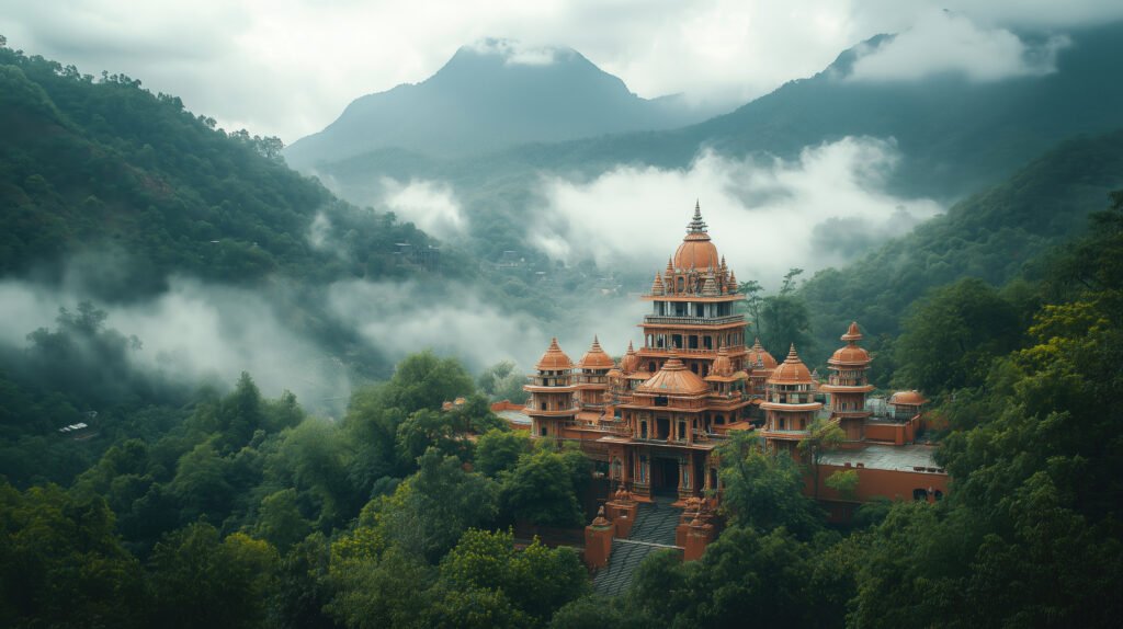 indian city buildings scene indian city buildings scene